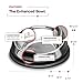 Enhanced Pet Bowl, Stainless Steel Slanted Dog Bowl with Raised Ridge, Food-Grade Non-Slip No Spill Bowl for Dogs, Less Mess, Less Gas, and Better Digestion (Medium)