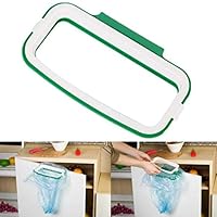 Riforla ⭐⭐⭐⭐⭐ Portable Trash Bag Holder Hanging Kitchen Cupboard Door Back Style Stand Trash Garbage Bags Storage Rack Hanging Kitchen Cabinet Door Trash Rack Style