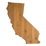 Totally Bamboo State Cutting & Serving Board  CALIFORNIA,  100% Organic Bamboo Board for Cooking, Entertaining, BBQ & Gift Sets! Designed in USA, Premium craftsmanship GUARANTEED.