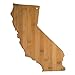 Totally Bamboo 20-7962CA California State Shaped Bamboo Serving and Cutting Board
