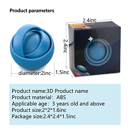 Fidget Spinner Toy, Fidget Gyroscope, Halloween Christmas Party Favors Finger Toy Hand Fidget Spinner for Adult Kids -ADHD Anxiety Toys Stress Relief Reducer 1 Pack