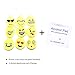 Emoji Stud Earrings 18K Gold Plated Assorted Smiley Emoticon Ear Rings 3 Pair Sets
