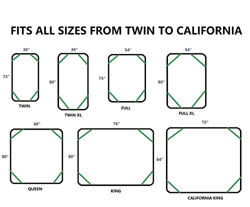 4 PCS+Elastic+Adjustable+Sheet+Holders