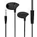 UiiSii C100 Earphones In-ear Earbuds Headphones with Microphone (Black)