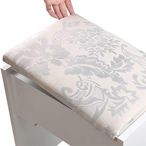 Riforla Vanity Set with Lighted Mirror, Makeup Vanity Dressing Table