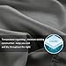 Bedsure 100% Bamboo Duvet Cover Set - Breathable and Wrinkle Resistant Comforter Cover - 3 Piece Set (1 Duvet Cover, 2 Pillow Shams) with Corner Ties and Button Closure Bedding - King