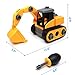 WisToyz Take Apart Toys, Toy Vehicles, Assembly Toy Excavator with Constructions Set, Building Vehicle Play Set with Screwdriver, Ideal Educational Toy for Toddlers, Boys & Girls Aged 3, 4, 5, 6