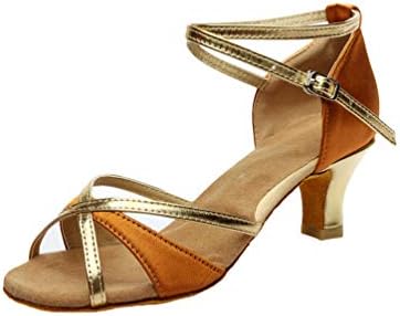 Heeyuan Women's Soft and Comfortable Sandals Casual Stylish Dance Shoes for Ballroom Tango and Latin