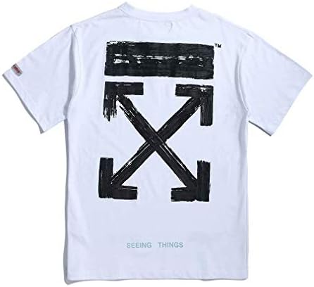 Kiwbood Off White Fashion Limited Oil Painting Arroff OW White Print Short Sleeve Men Women T-Shirt