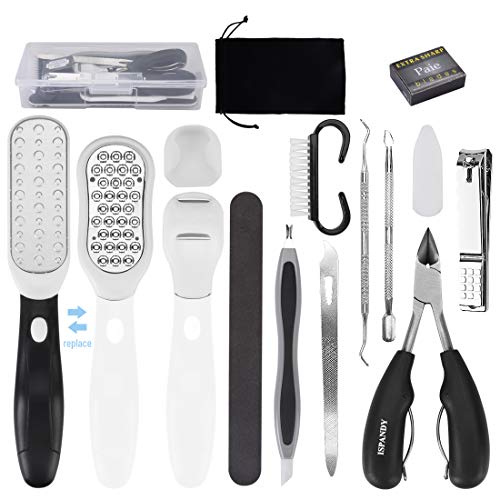 Upgrade Pedicure Kit Professional Foot File Callus Remover Kit with