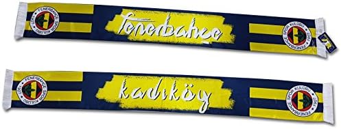 Fenerbahce Istanbul Remote Control 1907 Fan Scarf Kit 150 cm/Fenerbahçe Istanbul Spor Klübü Atki – Miju Sal/Original Licensed Product