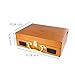 Turntable for Vinyl Records Portable Record Player, 3 Speed Suitcase Phonograph with Built-in Stereo Speakers, PC Recorder, Headphone Jackthumb 4