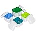 Denture-Retainer-Invisalign Bath With Basket - European Style - Standard - Spring Bud Green