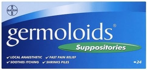 Germoloids Suppositories x 24 by Germoloids