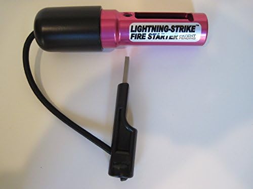 Darrell Holland's Pink Mini Lightning Strike Fire Starter Survival Kit.
