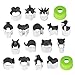 Smarki Vegetable Cookie Cutters Animal Cartoon Cutter Shapes Set (16 Pcs) Mini Fruit Cute Mold Press with Grip