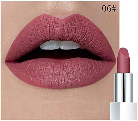 Big Sale! Wintialy Waterproof Lipstick Matte Pumpkin Color Lipstick Eat Earth Rich Vitamin E Moistu