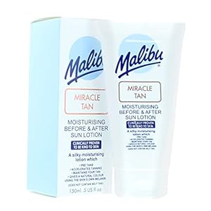 Malibu-Miracle-Tan-Moisturising-Before-and-After-Sun-Lotion-150ml Malibu Sun Miracle Tan, Before and After Sun Lotion, Moisturising, 150ml