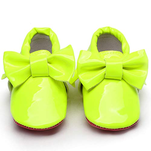 image for XBKPLO Infant Toddler Baby Soft Sole Tassel Bowknot Moccasinss Crib Sh