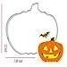 Halloween Cookie Cutters set,10pcs Metal Stainless Steel Cutters Halloween Series Pumpkin Witch Hat Skull Ghost Biscuit Cutters Kitchen Tools Party Decorations