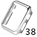 HOCO PC Protective Case for Apple Watch iWatch Series 2 Plating Cover Shell Bumper Case Protector Silver-38