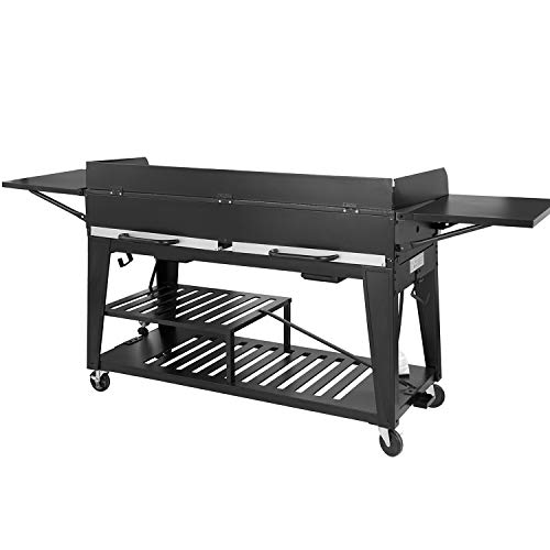 Royal Gourmet Event 8Burner BBQ Propane Gas Grill with Cover, Picnic