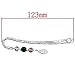 Housweety Silver Tone Bookmarks W/Crystal Believe Dangle Bead 123mm(4 6/8Inch) 3PCs
