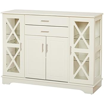 Target Marketing Systems Kendall Buffet, Antique White