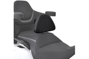 Panical Quick Release Sissy Bar Driver Backrest For Honda Goldwing GL1800 F6B 2018-2022 Leather Black