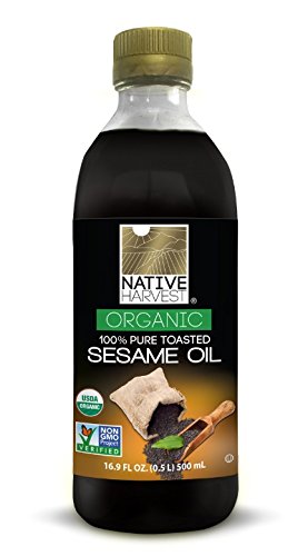 Native Harvest Organic Sesame Oil, 500ML (16 FL OZ),