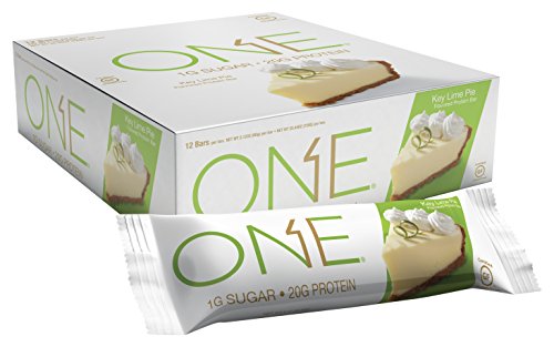 ONE Protein Bar, Key Lime Pie, 20g Protein, 1g Sugar, 12-Pack