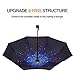 Fidus Upgraded Mini Travel Sun&Rain Windproof Umbrella - Lightweight Folding Compact Portable Parasol Outdoor Umbrellas for Men Women Kids-Starry Sky