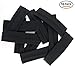 Styla Hair Headbands for Women Stretch Fashion Head Bands 10 Pack Non-Slip Head Wraps Great for Spa, Sports, Yoga, Pilates, Running, Gym Headband, Workouts (Black)