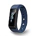 Smart Bracelet Fitness Tracker Smart Watch Sports Trend United i5 Plus Bluetooth For Smartphone Pedometer Tracking Calorie Health Sleep Monitor. (Blue)