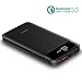 20000mAh Quick Charge Power Bank, meiyi QC 3.0 Portable Battery Charger with 3 USB Output Ports, LED Display QC 2.0 Input External Battery Pack for iPhone iPad Samsung Android Phones - Black