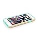 Incipio DualPro Detail Case for Apple iPhone 6/6s - Retail Packaging - Matte Gold/Teal
