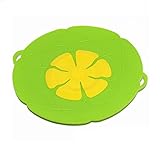 Astra shop Silicone Splatter Screen Splash Guard Boil Over Spill Stopper Preventer and Universal Kitchen Cooking Lid and Cover for Crockpots Frying Pans Pots Mixing Bowls - Size 10 inch Green