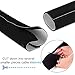AGPtEK (59 inches Long, 5.3 inches Wide) Neoprene Adjustable Cable Sleeves for TV Computer Cable Management Sleeves for PC/Home Theater/Speaker Home Entertainment Center, 1 Piece