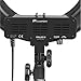 Flashpoint Photo/Video 13 Inch Dimmable LED 42W 5500K AC Powered Light Ring with Bag for, Makeup - Live Streaming & YouTube Video - Photography