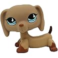 SRJLPS Brown Dachshund Puppy Dog Teardrop Eyes #518 Mini Pet Toys Animal Figure