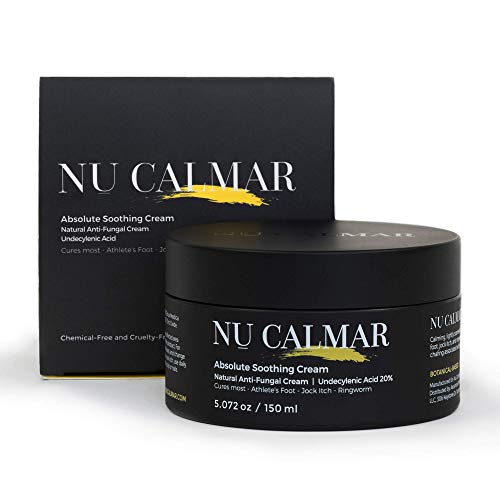 NU CALMAR Cures Most Athletes Foot, Jock Itch & Ringworm Cream Extra Strength Plant Based
