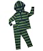 Leveret Unisex-child "Striped" Hooded Set (2 Piece)
