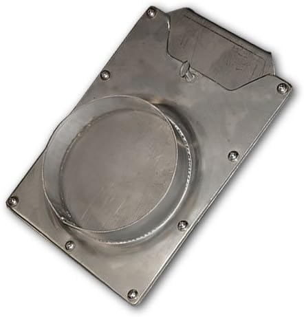 Blast Gate - 5" Diameter - Cold Rolled Steel Fabricated Blast Gate