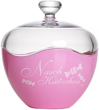 Ritzenhoff &amp; Breker Flirt Chocolate Box, Tin, Sweet Tin, Cookie Jar, Motif: Naschkätzchen, Fuchsia, 685954