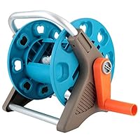 Mumusuki Garden Hose Trolley, Portable Garden G1/2 Water Hose Pipe Reel Holder Trolley Cart for Watering Garden Truck Tool