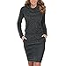 Women Dress,Haoricu Fall Womens Ladies Fashion Package Hip Slim Mini Pencil Business Cocktail Dress