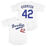 Kooy Robinson #42 Brooklyn Baseball Jersey Men Throwback Summer Christmas