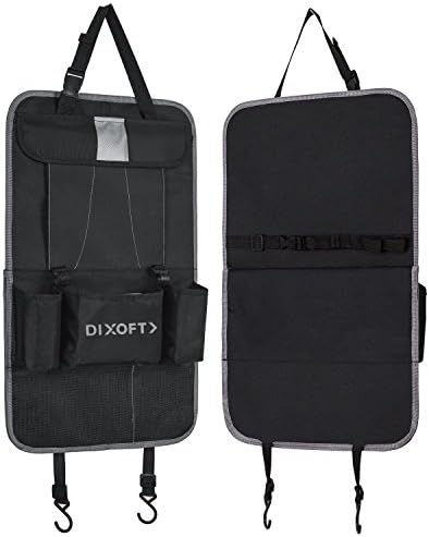 Dixoft Premium Car Back Seat Organizer With The Tablet Holder &amp; Multiple Pockets For Kids, Baby's &amp; Toddlers Use To Storage Toys, Stuffs And Kick Mat Seat Back Protector