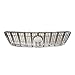 CarPartsDepot Front Chrome Gray Grille Grill Compatible With 2000-2003 Lexus RX300 Fits LX1200109 5311148020 New