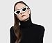 WearMe Pro - Retro Vintage Tinted Lens Cat Eye Sunglasses